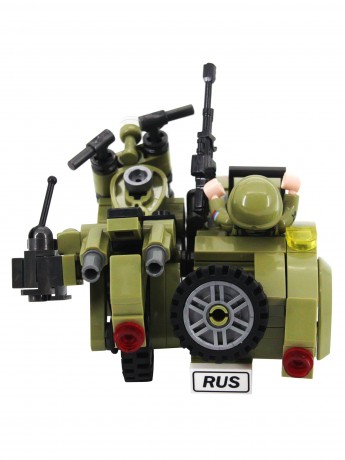 Конструктор "Военный мотоцикл" АР-01002