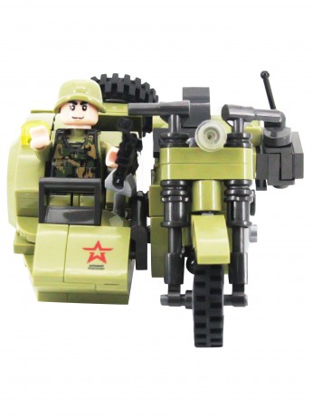 Конструктор "Военный мотоцикл" АР-01002
