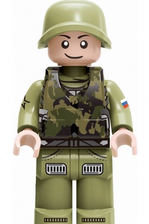 АР-01013. Минифигурка солдатик. Артиллерист