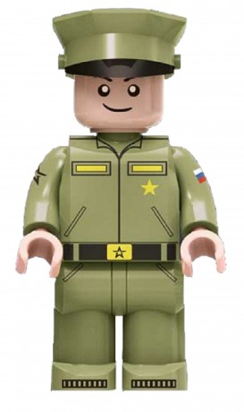 Конструктор Минифигурка "Солдатик" АР-01013. Офицер