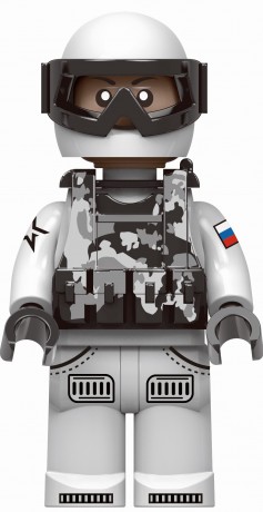 Конструктор Минифигурка "Солдатик" АР-01013. Разведчик