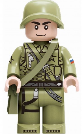 Конструктор Минифигурка "Солдатик" АР-01013. Командир