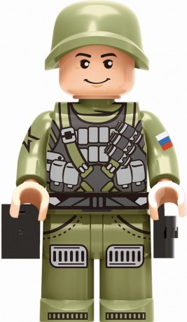 Конструктор Минифигурка "Солдатик" АР-01013. Водитель