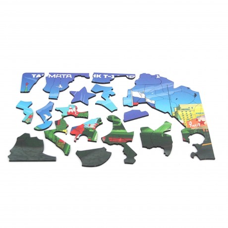 Деревянный пазл «Танк Т-14 АРМАТА»