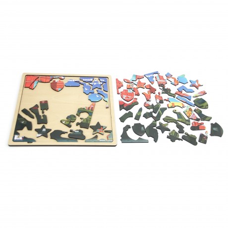 Деревянный пазл «Бронеавтомобиль ТИГР-М СпН»