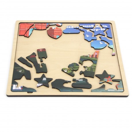 Деревянный пазл «Бронеавтомобиль ТИГР-М СпН»