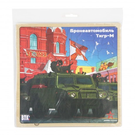 Деревянный пазл «Бронеавтомобиль ТИГР-М СпН»