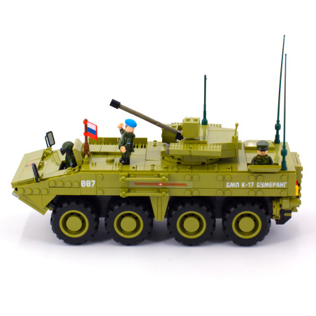 Конструктор "Российская колёсная БМП К-17 "Бумеранг" AP-01029