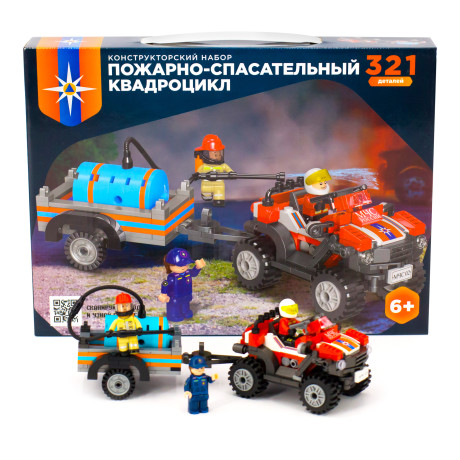 Конструктор "Пожарно-спасательный квадроцикл" РС-01003