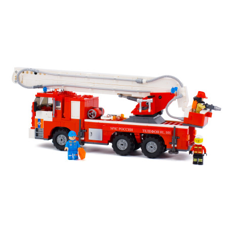 Конструктор "Пожарный автомобиль-подъемник" РС-01006
