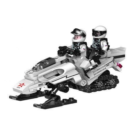 Конструктор "Армейский снегоход" АР-01010. Модель снегохода.