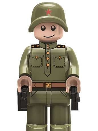 Конструктор "Минифигурка "Солдатик". Историческая серия. АР-01015