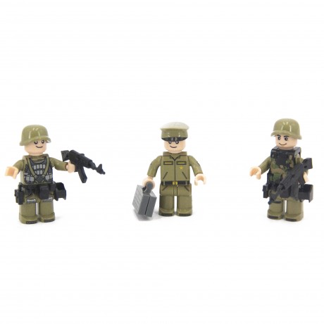 Минифигурки трех солдатиков АР-01018