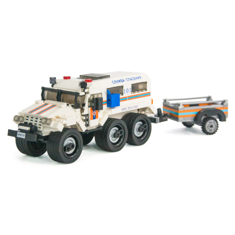 Конструктор: "Спасательный плавающий вездеход"